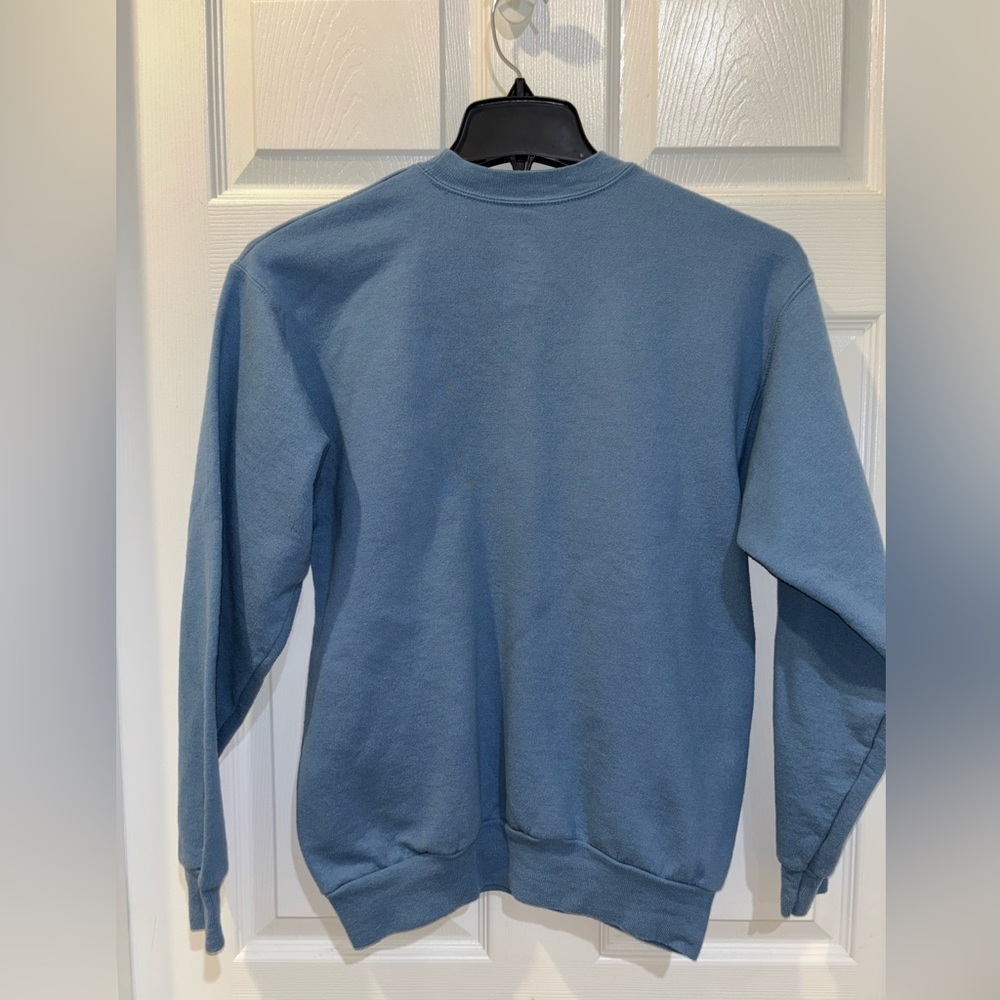 WALT DISNEY WORLD Disney Land Resorts Mickey Mouse Sweatshirt SZ M Blue Pullover - Picture 4 of 4